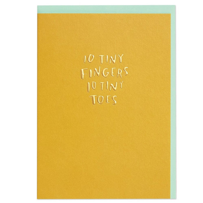 10 Tiny Fingers 10 Tiny Toes Card