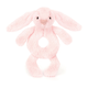 Jellycat Bashful Bunny Ring Rattle Baby Pink