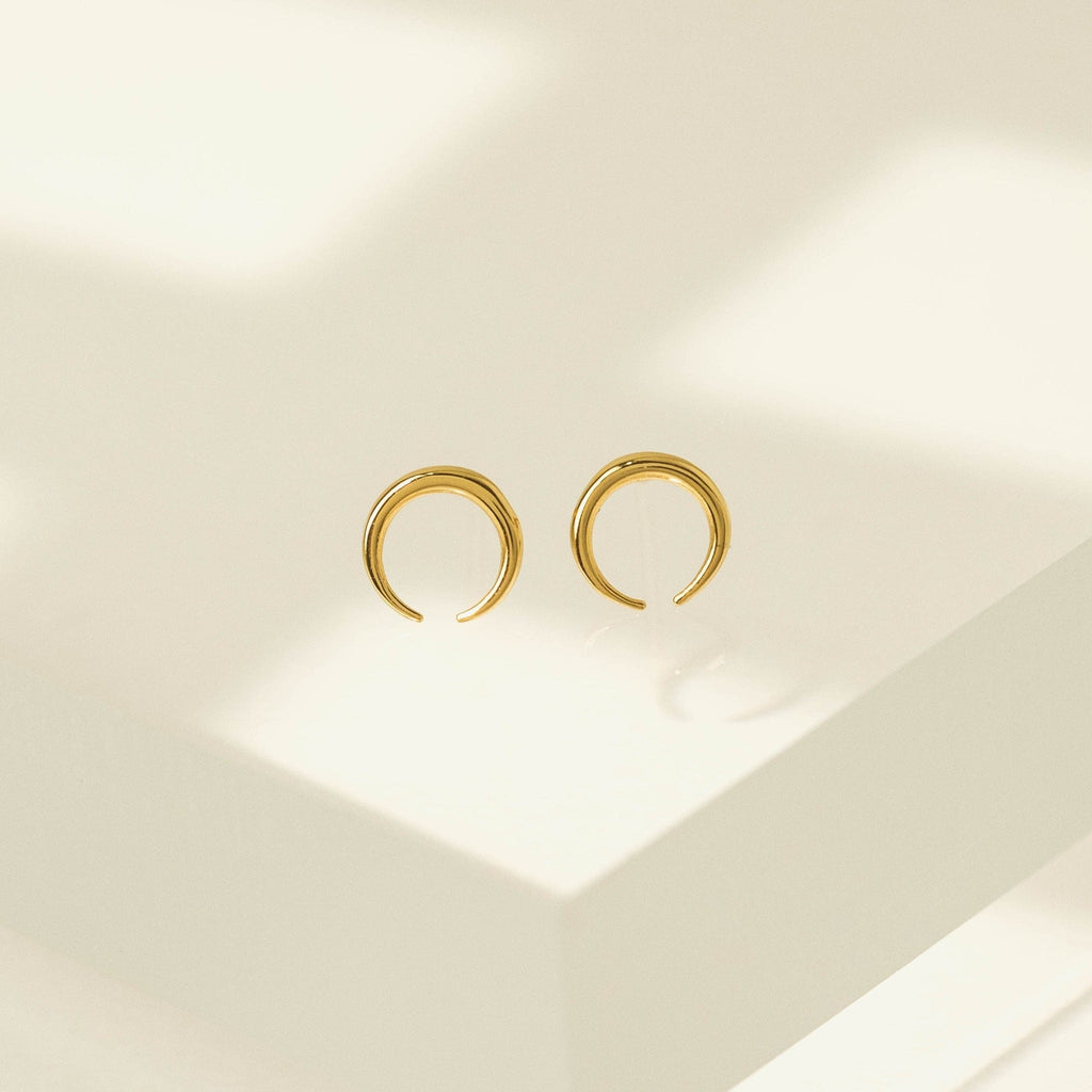 Lover's Tempo Horn Stud Earrings