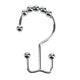 Moda at Home Shower Curtain Hooks, Annex Double Roller Chrome