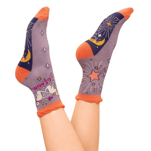 Powder Design Ankle Socks, Zodiac Sign