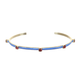 Tova Bracelet, Everly Cuff Jean Blue & Red Crystal