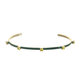Tova Bracelet, Everly Cuff Forest Green & Yellow Crystal