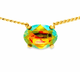 Tova Jewelry Iza Necklace Peridot Lemon