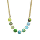 Tova Jewelry Mini Sofia Necklace Mixed Green & Blue