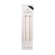 Twilight Dinner Candles, 10" ECO Set of 6 White