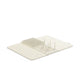 Umbra UDry Dish Drying Rack & Mat, with Pegs Linen