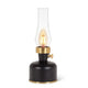 Vintage Lantern LED Light with Chimney Black