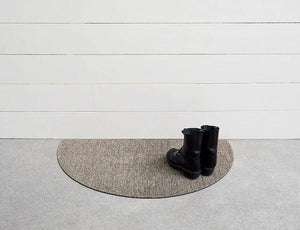 Chilewich Plynyl® Shag Welcome Mat, Heathered Heathered Pebble