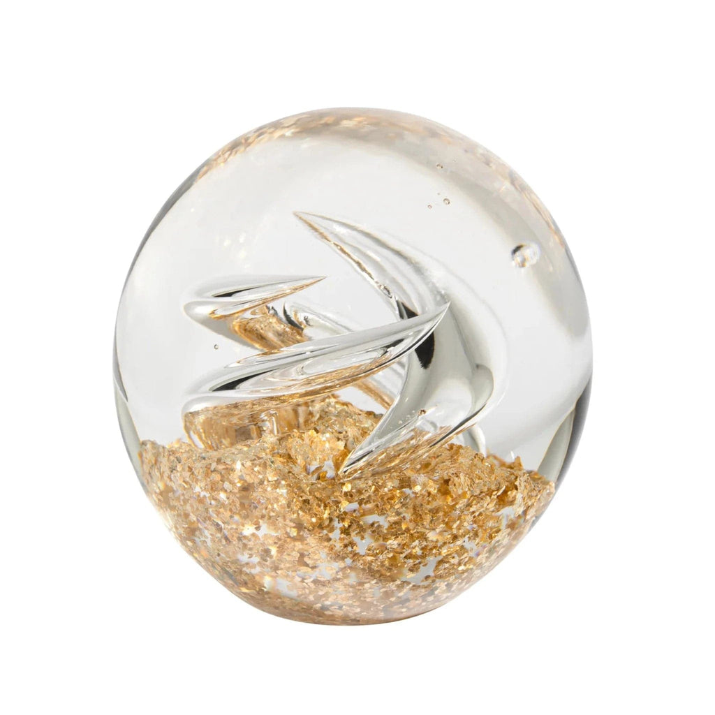 Gold Swirl Paperweight