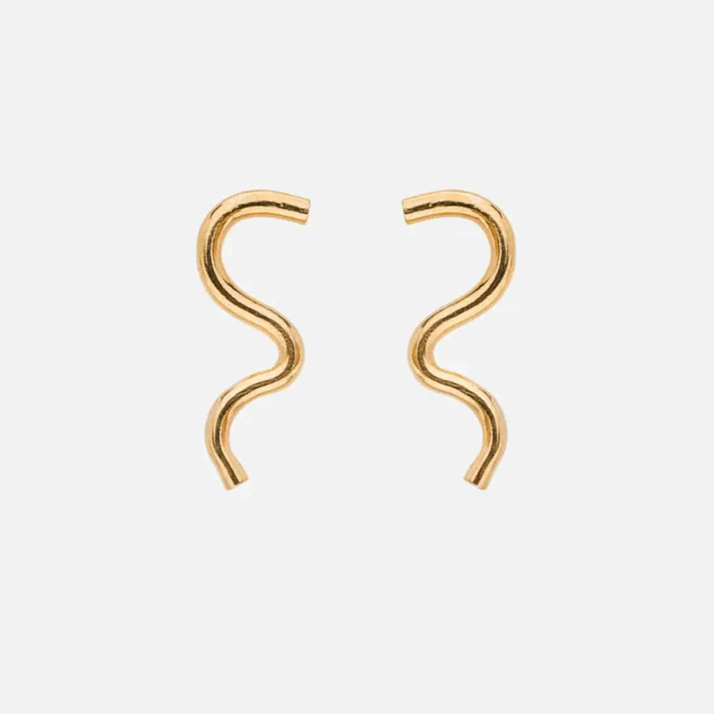 Kara Yoo Ripple Stud Earrings