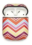 Kikkerland Striped Earbud Case Orange Striped