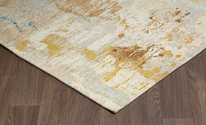 Marble Gold Washable Rug