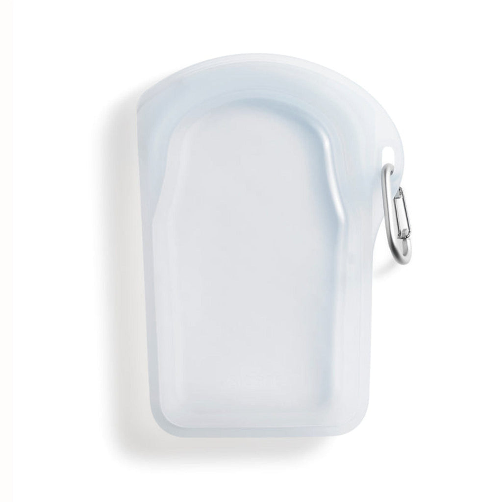 Stasher Go Bag with Carabiner Clear