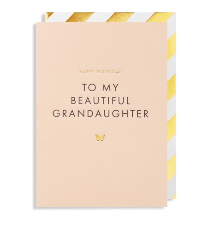 To My Beautiful Grandaughter Card