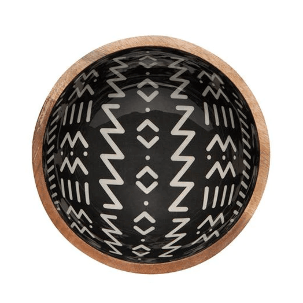 Ziggy Mango Serving Bowl, Black