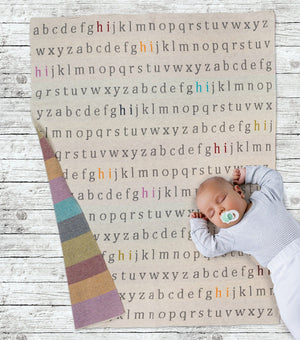A to Z Baby Blanket