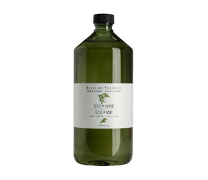 Belle de Provence Liquid Soap Refill, Olive & Mint