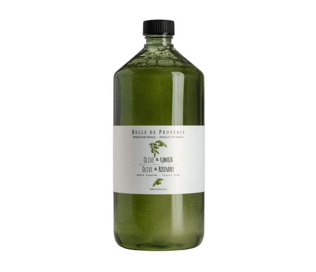 Belle de Provence Liquid Soap Refill, Olive & Rosemary