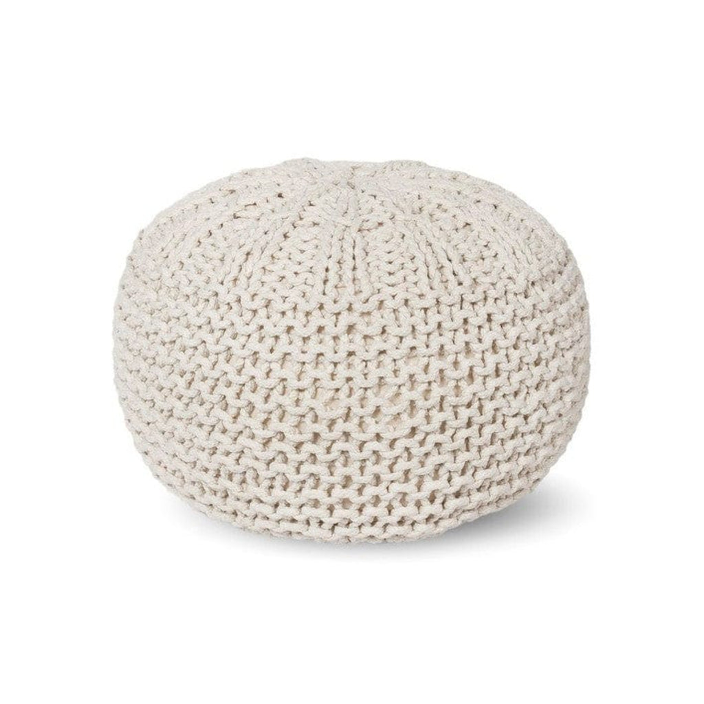 Style in Form Boho Knitted Pouf