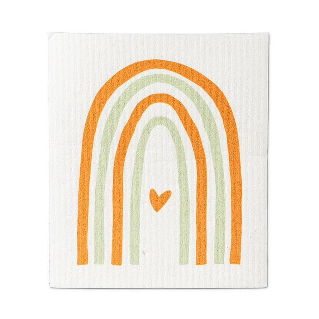 Boho Rainbow Swedish Dish Cloth, Set of 2