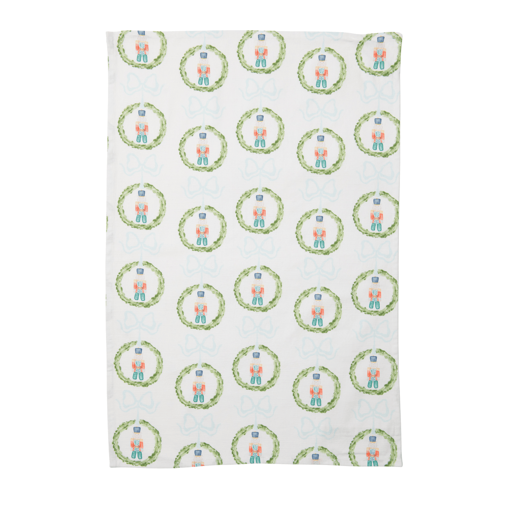 Bon|Artis Tea Towel, Hippopotamus & Nutcracker