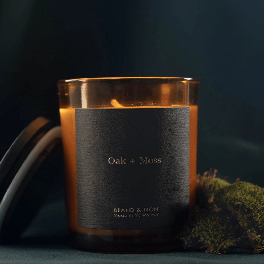 Brand & Iron Candle, Oak & Moss