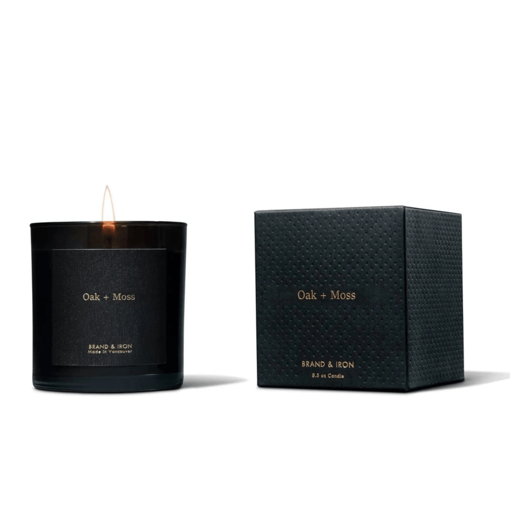 Brand & Iron Candle, Oak & Moss