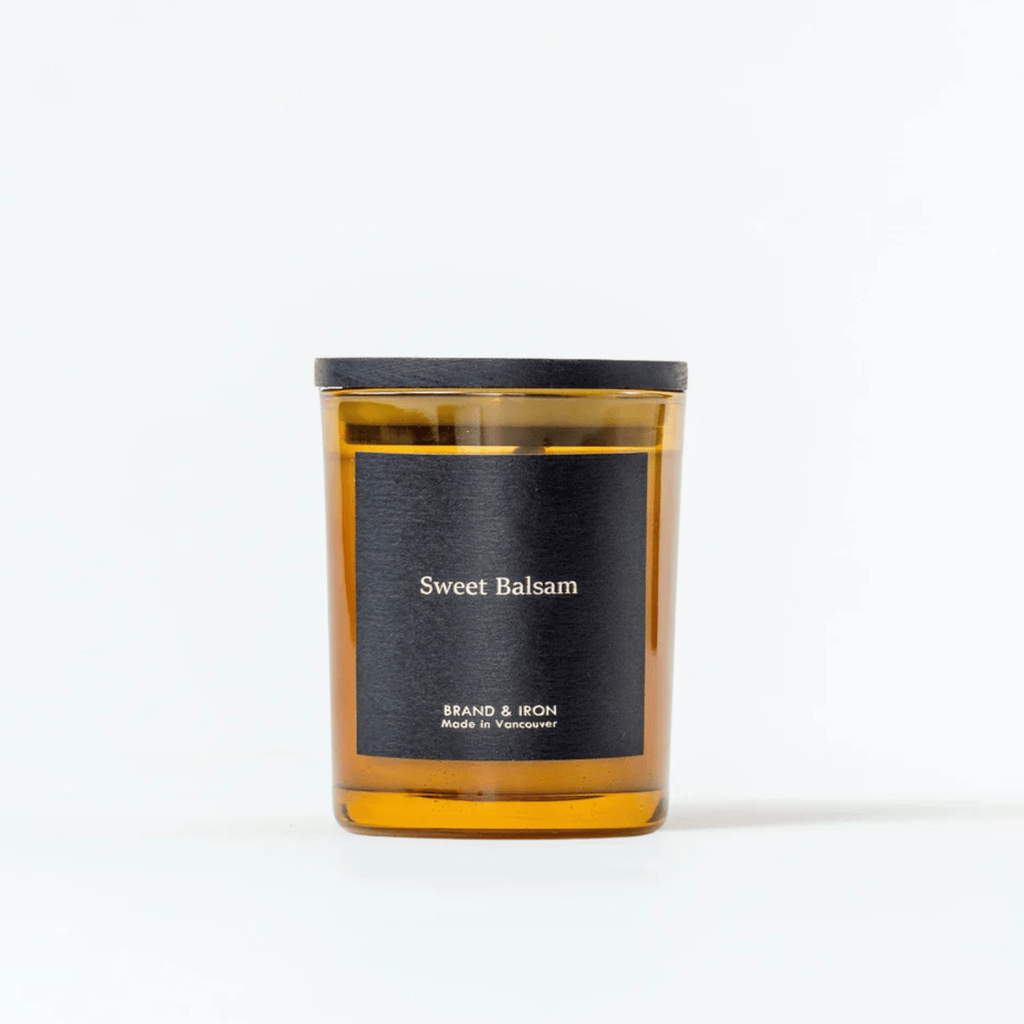 Brand & Iron Candle, Sweet Balsam Amber Series 6.5oz
