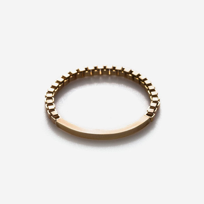 By Boe Juxtapose Ring, Curved