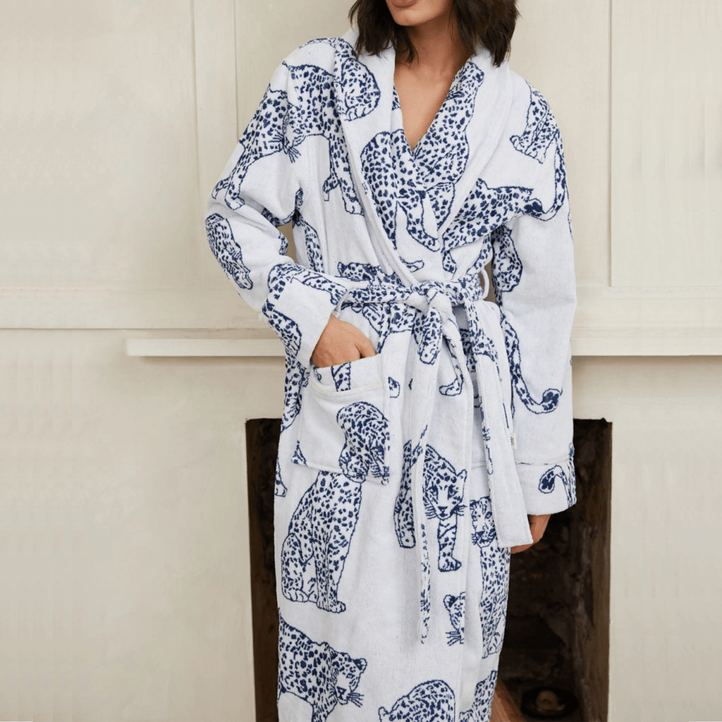Chelsea Peers Robe, Leopard Print