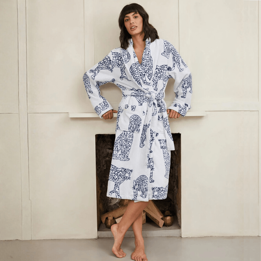 Chelsea Peers Robe, Leopard Print