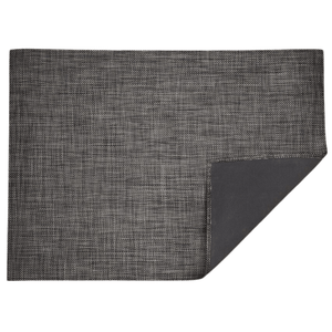 Chilewich Plynyl® Basketweave Woven Floor Mat, Carbon