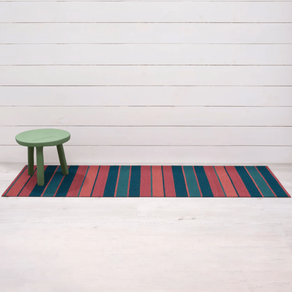 Chilewich Plynyl® Bolt Shag Mat, Raspberry