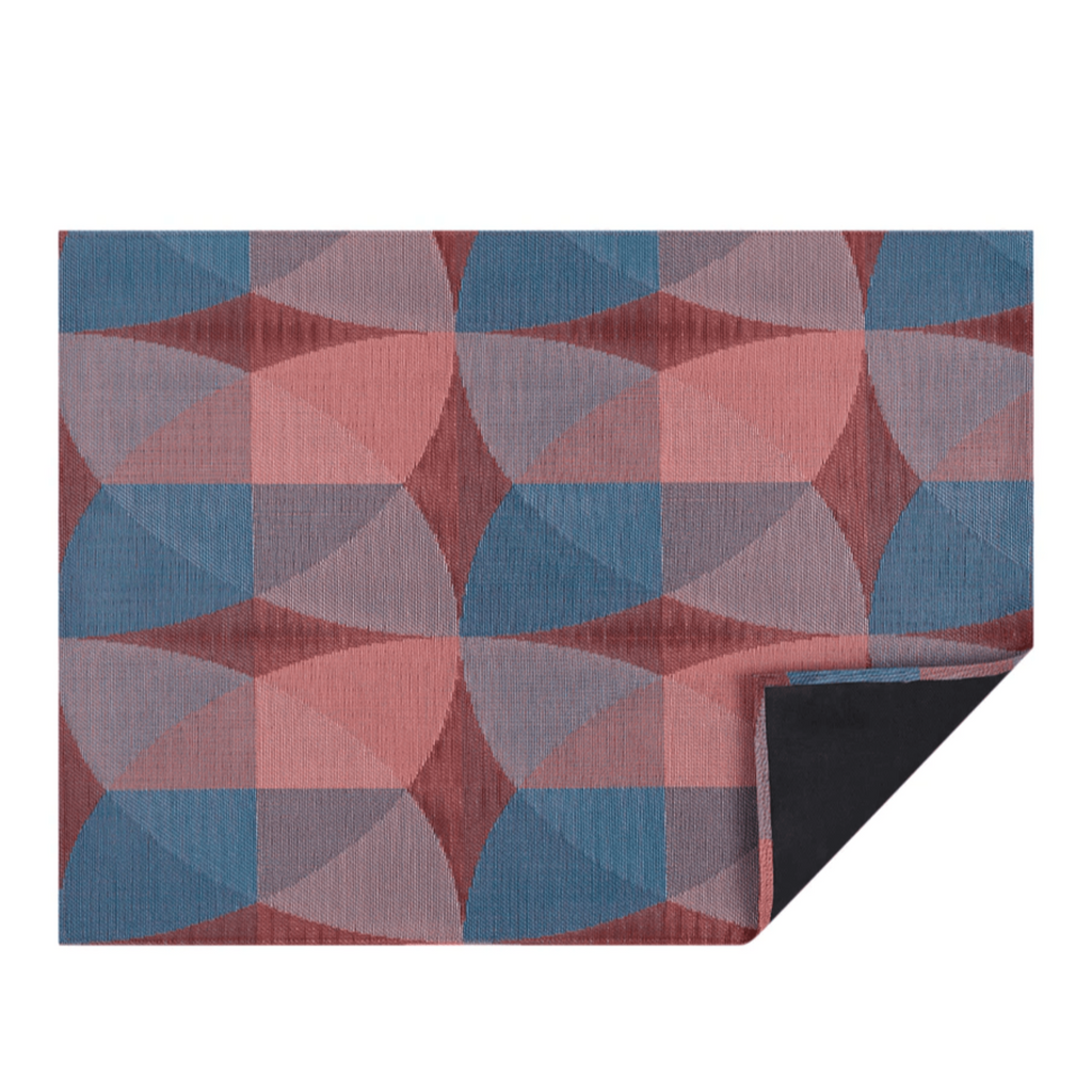 Chilewich Plynyl® Canopy Woven Floor Mat, Raspberry