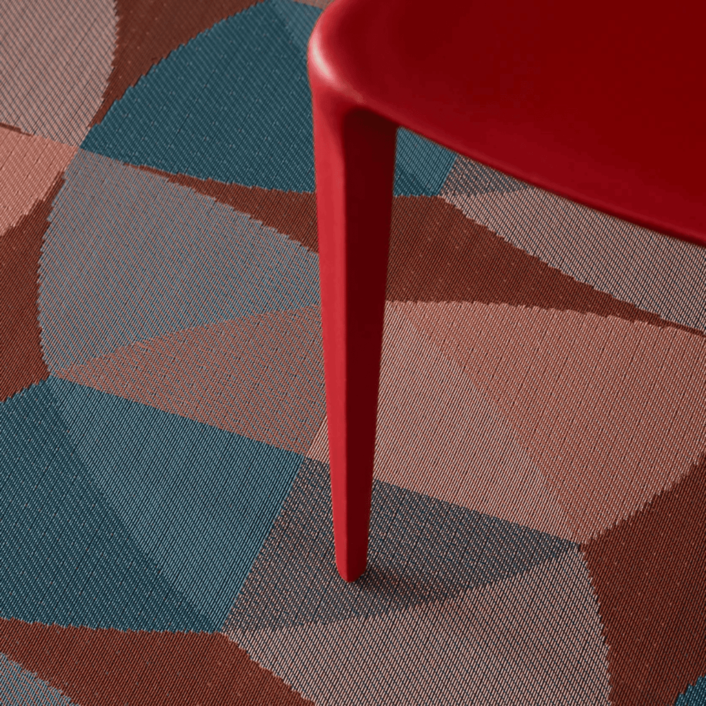 Chilewich Plynyl® Canopy Woven Floor Mat, Raspberry