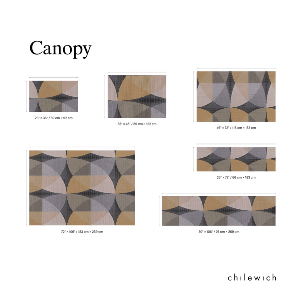 Chilewich Plynyl® Canopy Woven Floor Mat, Raspberry