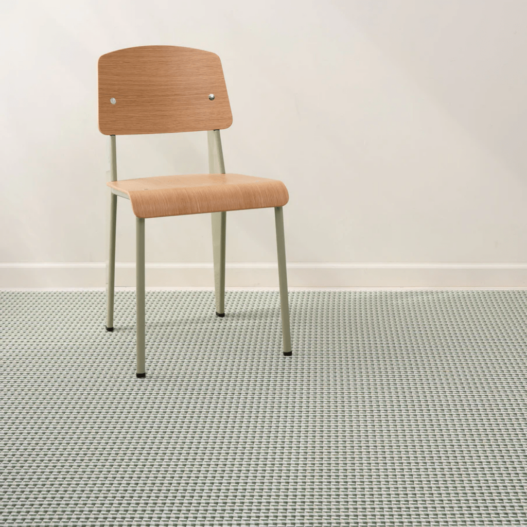 Chilewich Plynyl® Crane Woven Floor Mat, Thyme