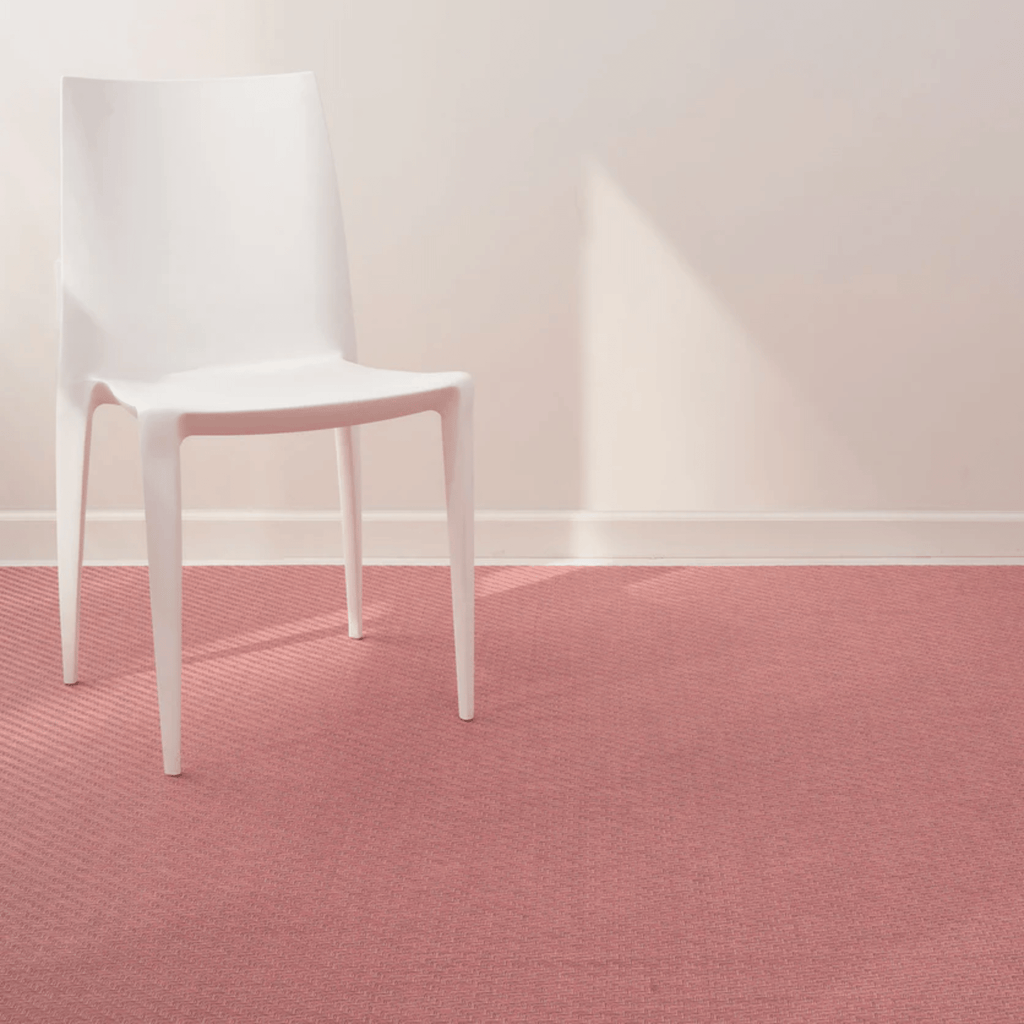 Chilewich Plynyl® Foxtail Woven Floor Mat, Raspberry