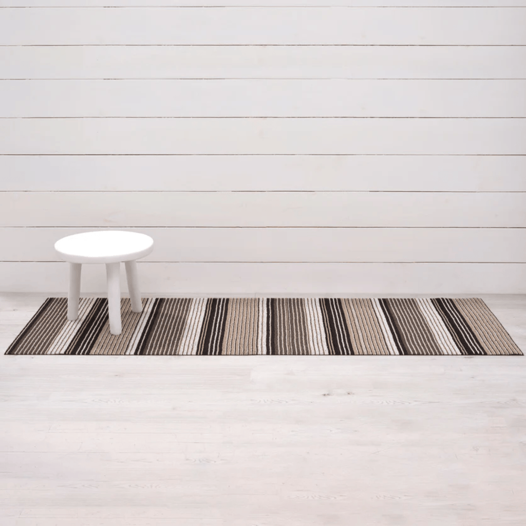 Chilewich Plynyl® Pleat Shag Mat, Oyster
