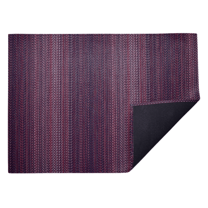 Chilewich Plynyl® Quill Woven Floor Mat, Mulberry