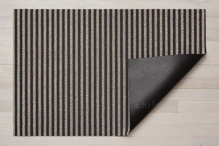 Chilewich Plynyl® Shag, Breton Stripe Gravel