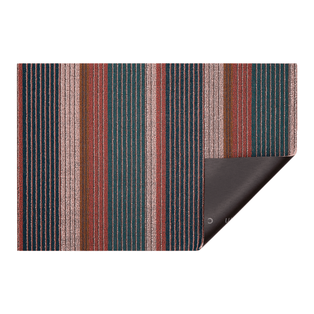 Chilewich Plynyl® Shag Mat, Pleat Raspberry