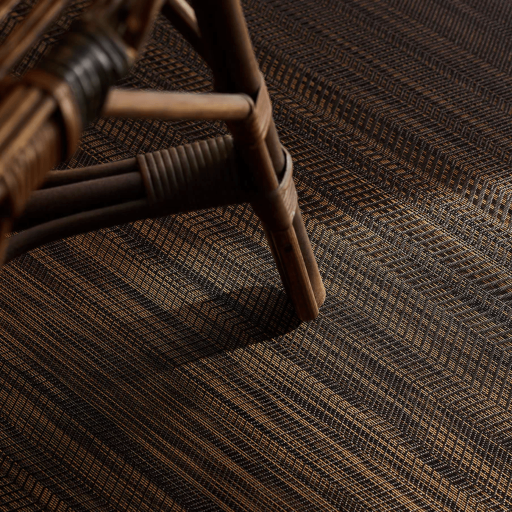 Chilewich Plynyl® Wave Woven Floor Mat, Tiger Eye