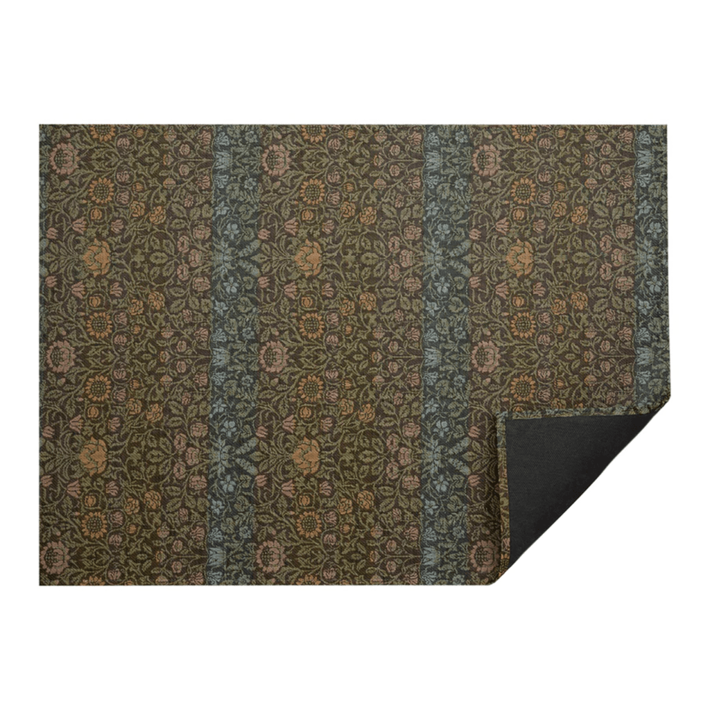 Chilewich Plynyl® William Morris Woven Floor Mat, Dark Multi