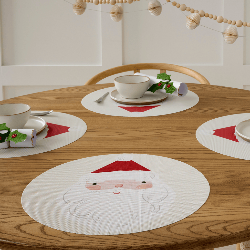Chilewich x Meri Meri Plynyl® Placemat, Jolly Christmas