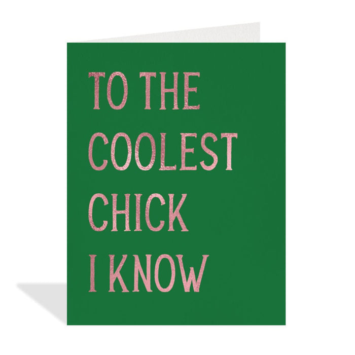 Coolest Chick Card