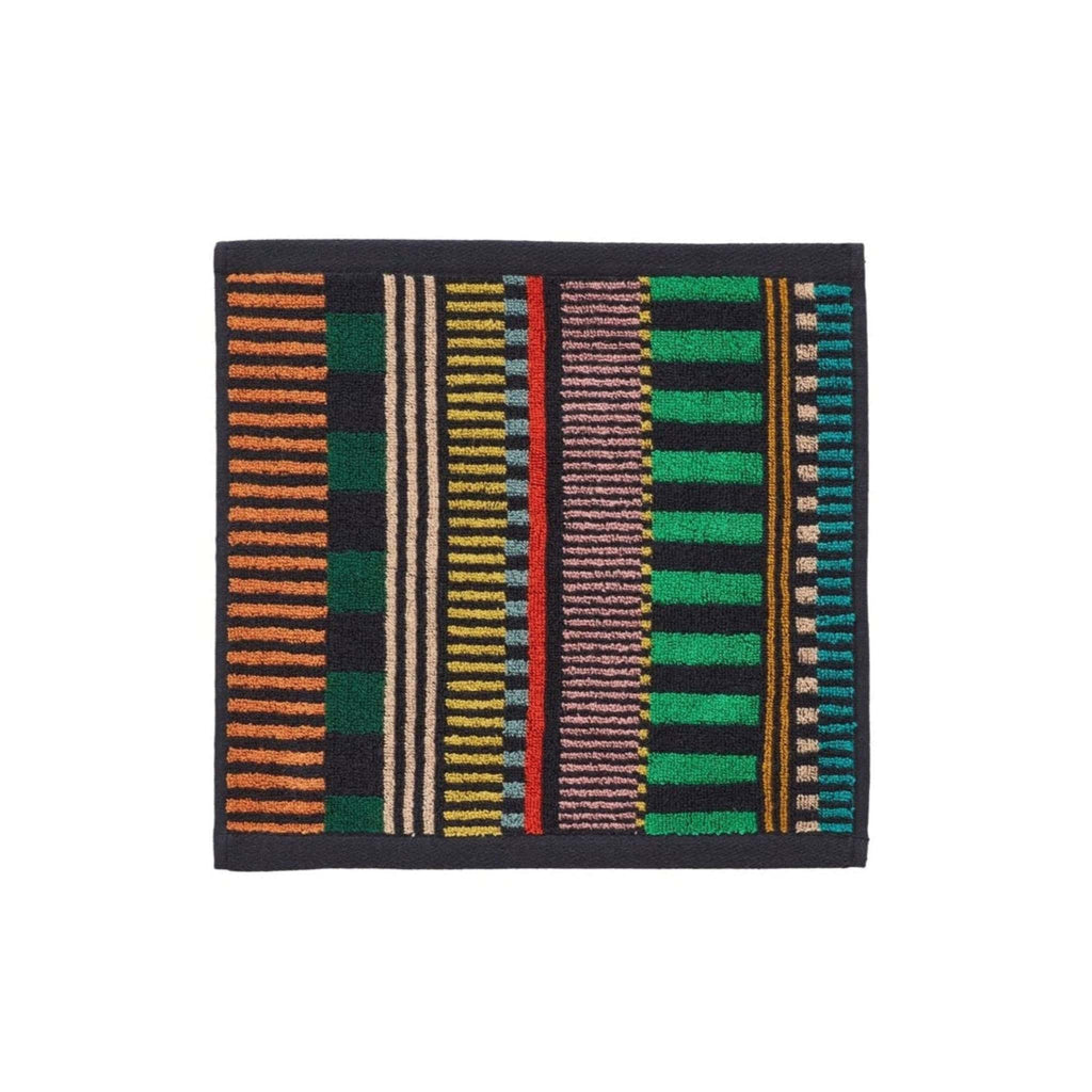 Donna Wilson Towel Collection, Multi Stripe Wash Cloth