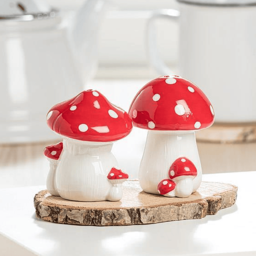 Dotty Mushroom Salt & Pepper Shakers