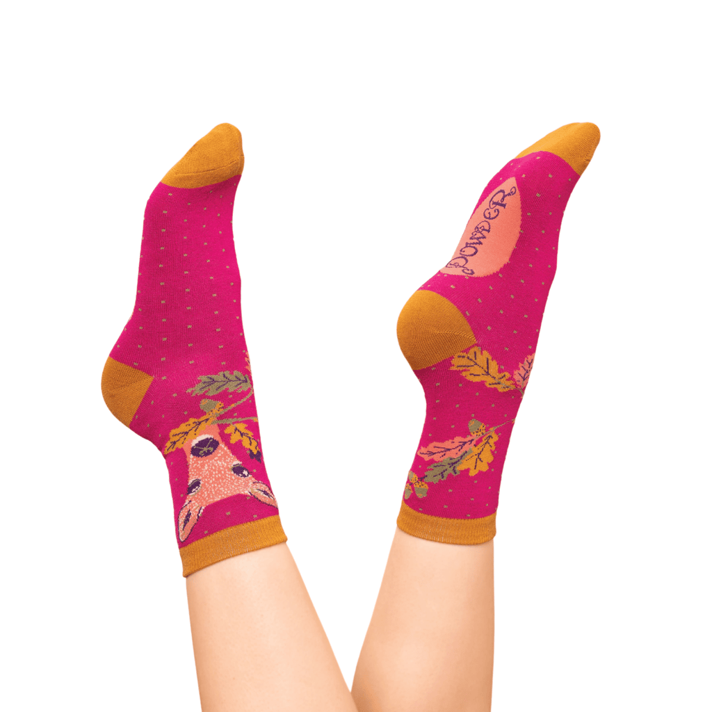 Powder Design Ankle Socks, Enchanted Evening Doe